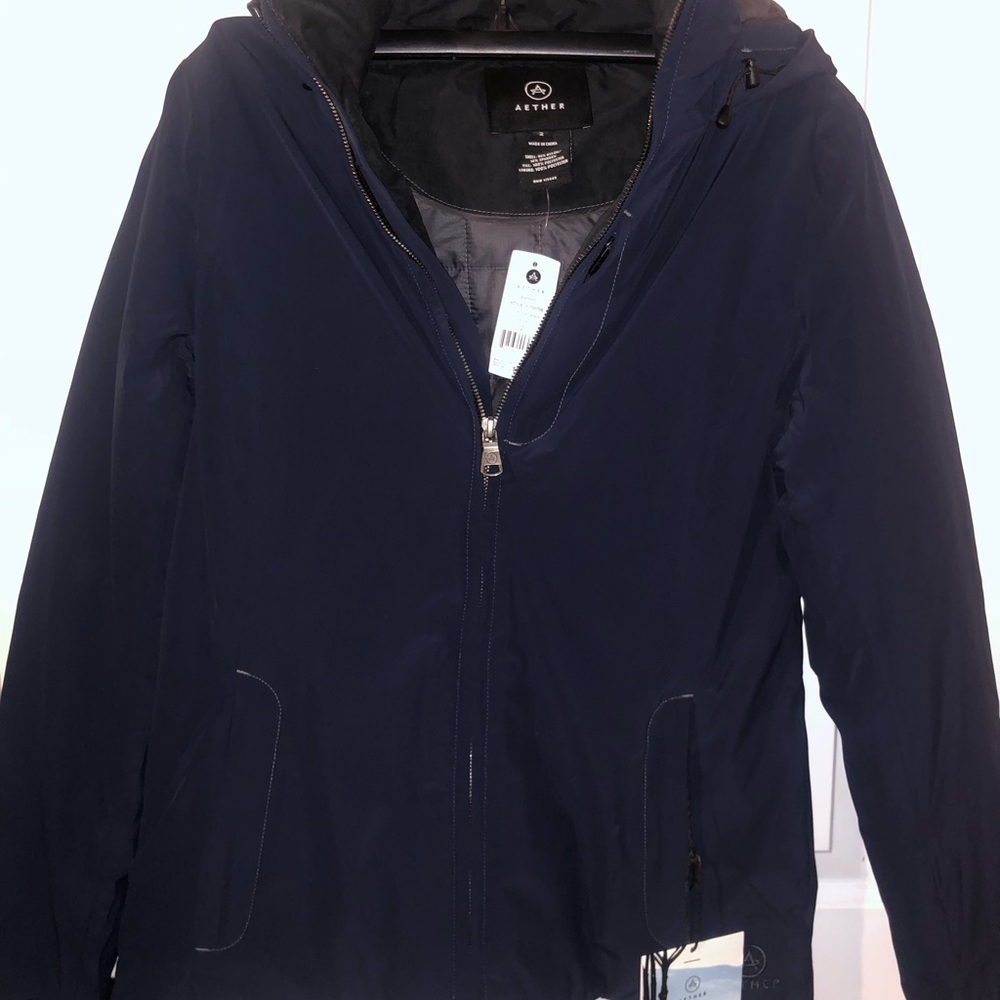 Aether coat- Navy blue. Size 2=small